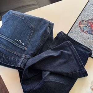 Kimes Ranch Dark Blue Boot Cut Women's Jeans